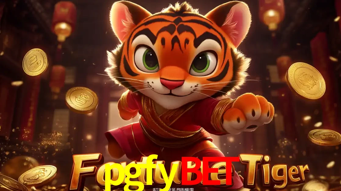 O carismático mascote do jogo de slot Fortune Tiger, um tigre fofo em pose de artes marciais, pronto para trazer sorte e multiplicadores de ganhos no cassino online pgfybet.