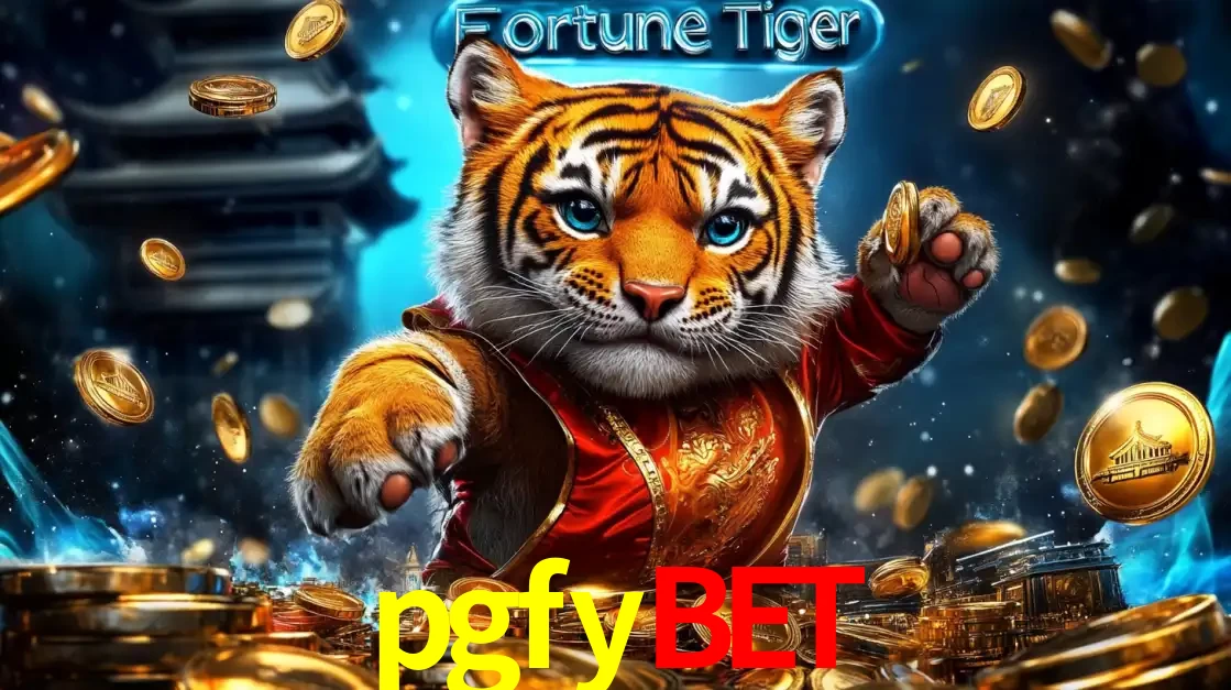 Imagem promocional do jogo de slot Fortune Tiger, com um tigre majestoso em traje tradicional cercado por uma fortuna em moedas de ouro, disponível agora no cassino pgfybet.